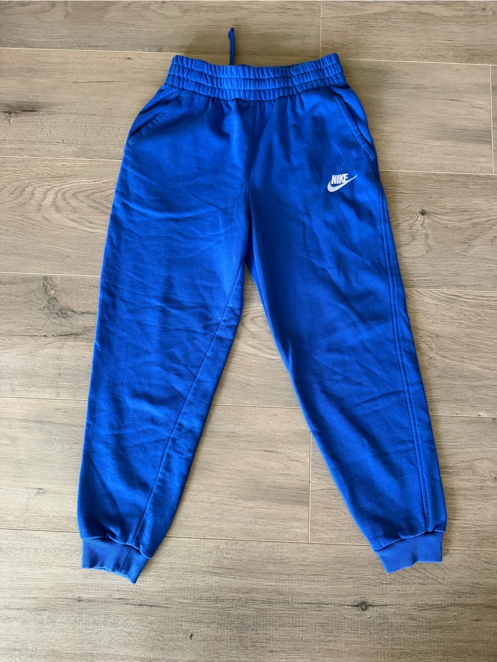 Nike Youth Royal Blue Joggers with Logo